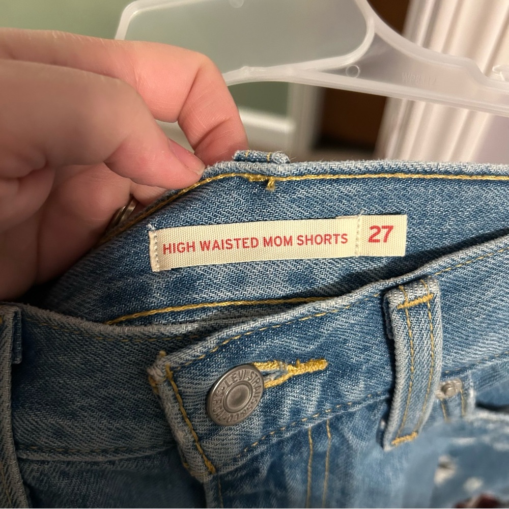 Distressed Denim Shorts - Picture 3 of 3